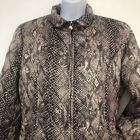 Lovely Easy Spirit Size Large Snake Skin Jacket! - Picture 3 of 12